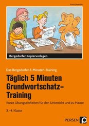 Tägl. 5 Min. Grundwortschatz-Training - 3./4. Kl.