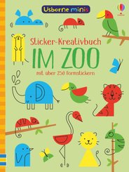 Sticker-Kreativbuch: Im Zoo