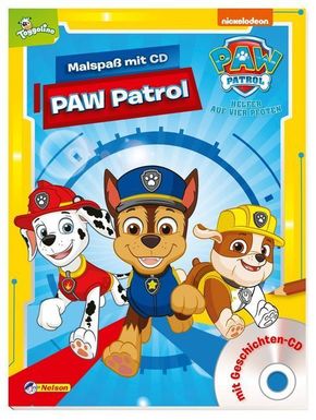 PAW Patrol Ausmalbilder: Malspaß mit CD