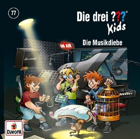 Die drei ??? Kids - Die Musikdiebe, 1 Audio-CD - Tl.77