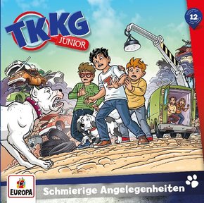 TKKG Junior - Schmierige Angelegenheiten, 1 Audio-CD - Tl.12