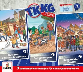 TKKG Junior - Spürnasen-Box, 3 Audio-CD - Box.3