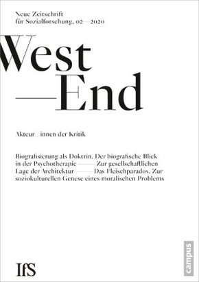 WestEnd 2/2020: Akteur_innen der Kritik; .
