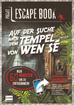 Pocket Escape Book - Auf der Suche nach dem Tempel von WEN SÈ (Escape Room, Escape Game)