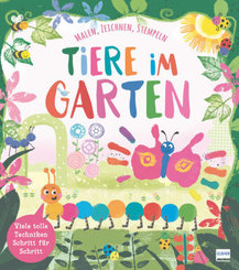 Tiere im Garten (Malbuch und Zeichenbuch für Kinder)