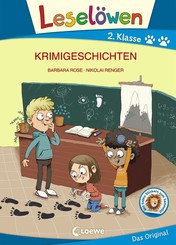 Leselöwen 2. Klasse - Krimigeschichten (Großbuchstabenausgabe)