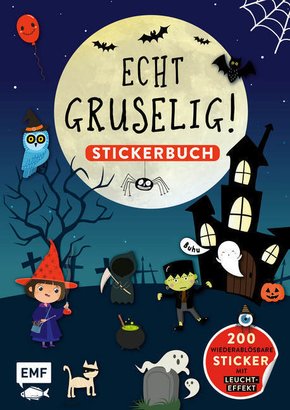 Echt gruselig! Stickerbuch