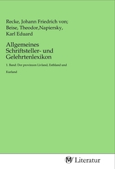 Allgemeines Schriftsteller- und Gelehrtenlexikon