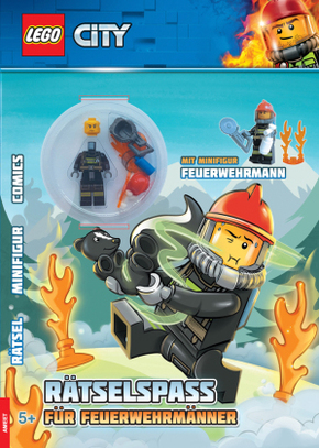 LEGO City - Rätselspaß für Feuerwehrmänner, m. Minifigur
