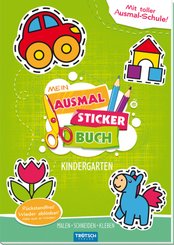 Mein Ausmal Sticker Buch Kindergarten