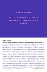 Esoterische Betrachtungen karmischer Zusammenhänge - Bd.1