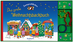 Zwergenstübchen Das große Weihnachtsbackbuch, 3 Bde. m. Ausstechförmchen