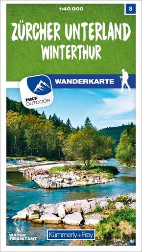 Kümmerly+Frey Karte Zürcher Unterland - Winterthur