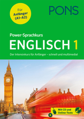 PONS Power-Sprachkurs Englisch 1, m. Audio-CD, MP3