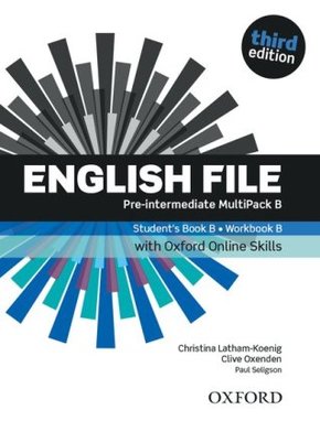 English File: English File: Pre-Intermediate: Student's Book/Workbook MultiPack B with Oxford Online Skills