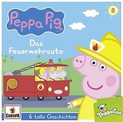 Peppa Pig Hörspiele - Das Feuerwehrauto (und 5 weitere Geschichten), 1 Audio-CD