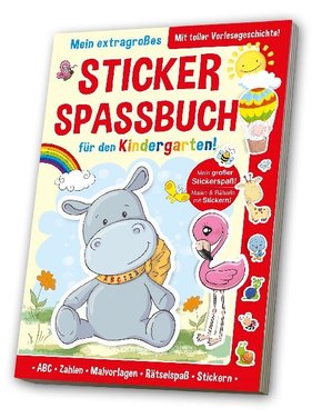 Mein extragroßes Stickerspaßbuch für den Kindergarten!