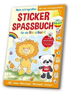 Mein extragroßes Stickerspaßbuch für die Vorschule!