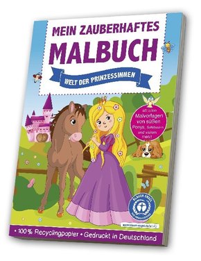Mein zauberhaftes Malbuch - Welt der Prinzessinnen