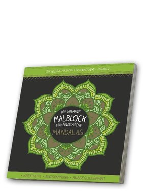 Der kreative Malblock für Erwachsene - Mandalas, m. Audio-CD