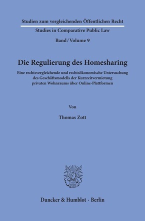 Die Regulierung des Homesharing.