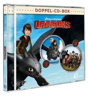 Dragons - Die Reiter von Berk - Dragons-Doppel-Box-Folgen 1+2-Hörspiele, 2 Audio-CD