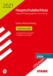 Hauptschulabschluss 2021 - Mathematik 9. Klasse, Lösungen - Baden-Württemberg