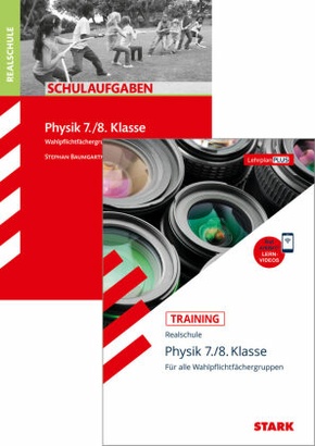 STARK Physik Realschule 7./8. Klasse - Training + Schulaufgaben, 2 Bde.
