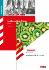 Mathematik Gymnasium 6. Klasse Bayern - Training + Schulaufgaben, 2 Bde.