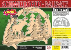 Bausatz Schwibbogen 'Elch im Wald'