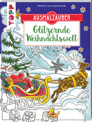 Ausmalzauber - Glitzernde Weihnachtswelt