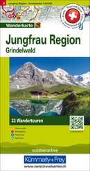 Jungfrau Region Grindelwald Nr. 04 Touren-Wanderkarte 1:50 000
