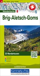 Brig Aletsch Goms Nr. 06 Touren-Wanderkarte 1:50 000