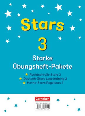 STARS - starke Übungshefte - Übungsheftpakete Deutsch und Mathematik - 3. Schuljahr Übungshefte im Paket mit Lösungen -