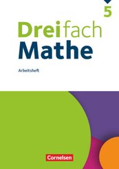 Dreifach Mathe - Ausgabe 2021 - 5. Schuljahr Arbeitsheft mit Lösungen