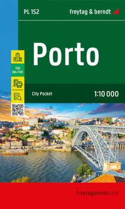 Porto, Stadtplan 1:15.000, freytag & berndt