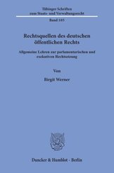 Rechtsquellen des deutschen öffentlichen Rechts.