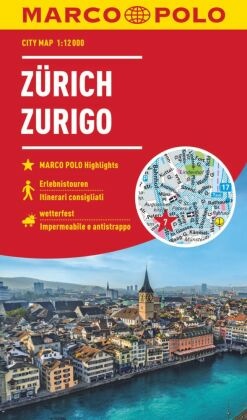 MARCO POLO Cityplan Zürich 1:12.000
