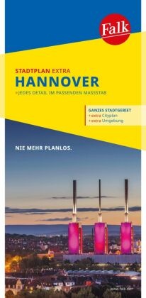 Falk Stadtplan Extra Hannover 1:20.000