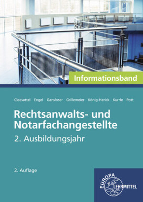 Rechtsanwalts- und Notarfachangestellte, 2. Ausbildungsjahr, Informationsband