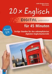 20 x Englisch digital unterstützt für 45 Minuten - Klasse 3/4