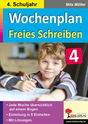 Wochenplan Freies Schreiben / Klasse 4