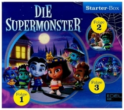 Die Supermonster - Starter-Box, 3 Audio-CD - Box.1