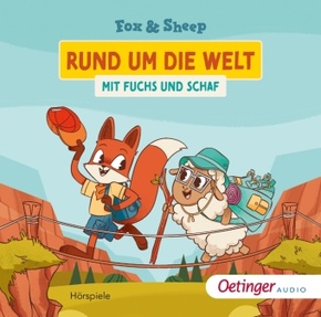 Rund um die Welt mit Fuchs und Schaf, 1 Audio-CD