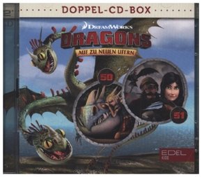 Dragons - Auf zu neuen Ufern - Doppel-Box, 2 Audio-CD - Folge.50+51