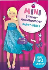 Mini-Sticker-Anziehpuppen - Party-Girls