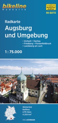 Radkarte Augsburg und Umgebung (RK-BAY15)