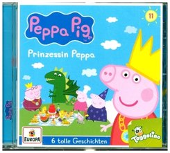 Peppa Pig Hörspiele - Prinzessin Peppa (und 5 weitere Geschichten), 1 Audio-CD