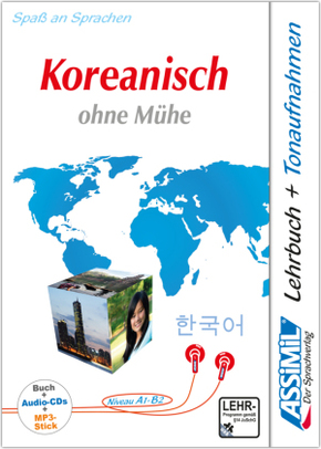 ASSiMiL Koreanisch ohne Mühe - Audio-Plus-Sprachkurs - Niveau A1-B2