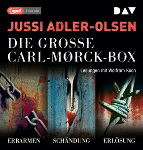 Die große Carl-Mørck-Box 1, 3 Audio-CD, 3 MP3 - Box.1